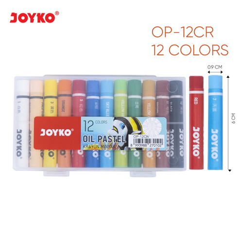 Krayon Minyak Oil Pastel Joyko OP-CR