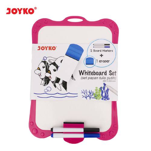 Papan Tulis Putih Set Whiteboard Set Joyko WBS-170CO