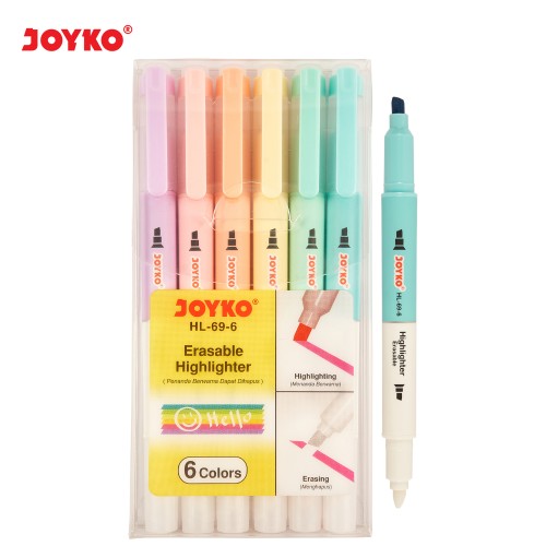 Erasable Highlighter Penanda Dapat Dihapus Joyko HL-69-6