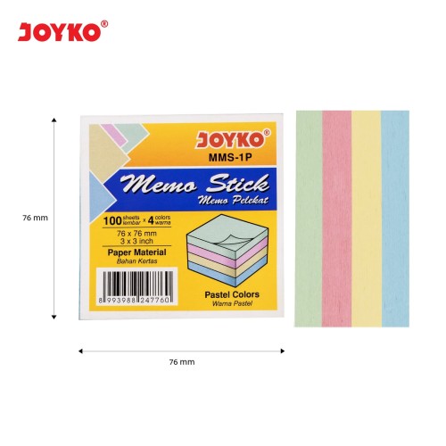 Memo Stick Sticky Note Kertas Memo / Memo Tempel Joyko MMS-1P