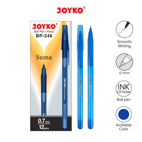 Ball Pen / Pulpen / Pena Joyko BP-248 / Suma / 0.7 mm / 1 BOX 12 PCS