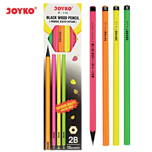 Pencil / Pensil Joyko P-115 / 2B / 1 BOX 12 PCS