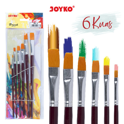 Brush / Kuas Cat Air / Cat Minyak / Lukis / Acrylic Joyko BR-4