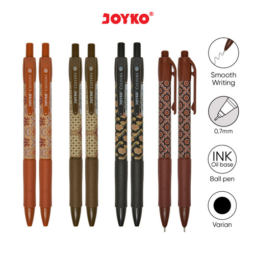 Ball Pen / Pulpen / Pena Joyko BP-184 / Culture / 0.7 mm