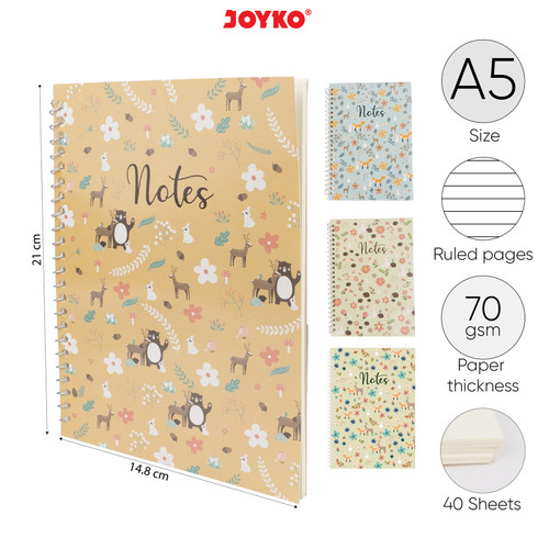 Buku Tulis Catatan Bergaris Ruled Notebook Joyko NB-689