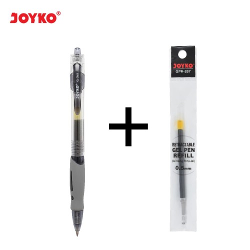 Gel Pen Joyko GP-265 / Q Gel / 0.5 mm + Gel Pen Refill Joyko GPR-267