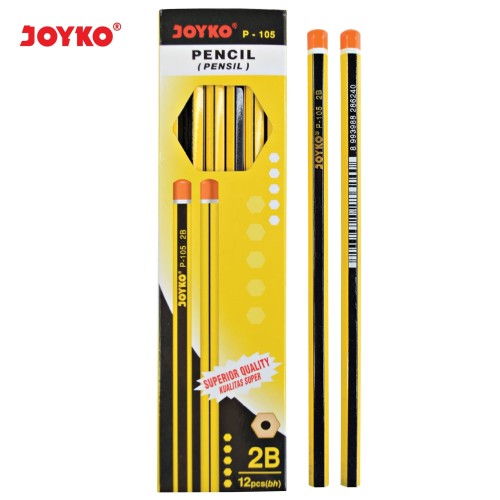 Pencil / Pensil Joyko P-105 / 2B / 1 BOX 12 PCS