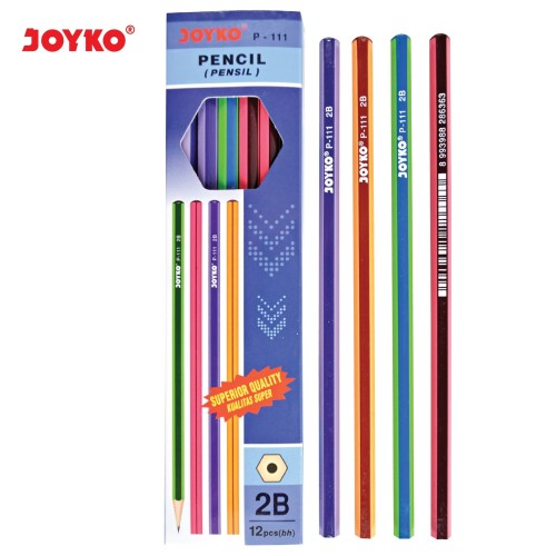 Pencil / Pensil Joyko P-111 / 2B / 1 BOX 12 PCS