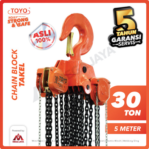 Chain Block / Takel 30 Ton x 5 Meter TOYO