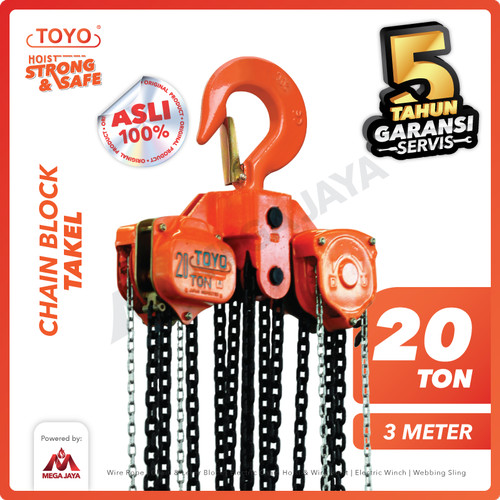 Chain Block / Takel 20 Ton x 3 Meter TOYO