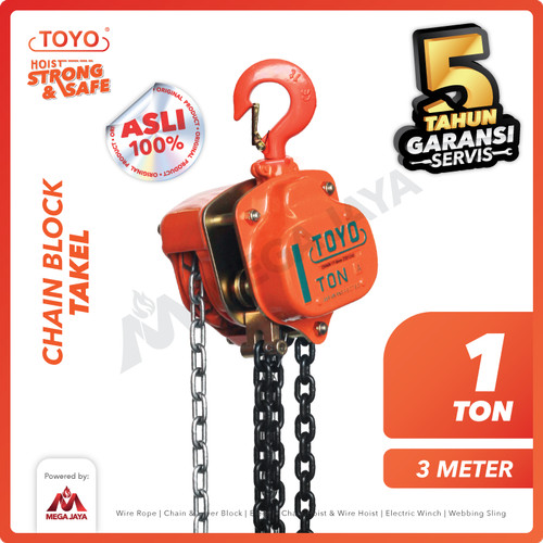 Chain Block / Takel 1 Ton x 3 Meter TOYO