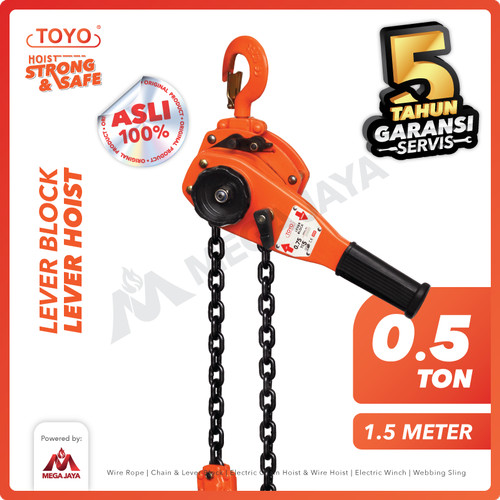 Lever Block / Lever Hoist 0.5 Ton x 1.5 Meter TOYO