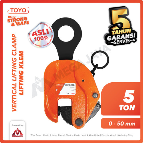 Vertical Lifting Clamp 5 Ton TOYO