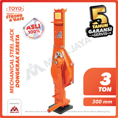 Mechanical Steel Jack / Dongkrak Kereta 3 Ton TOYO