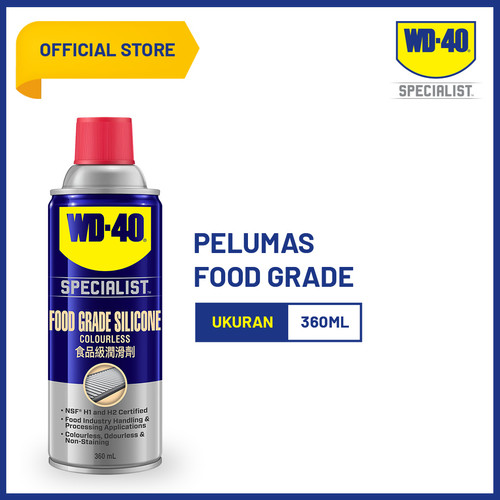 WD-40 Specialist®Food Grade Silicone 360ml - Pelumas Food Grade