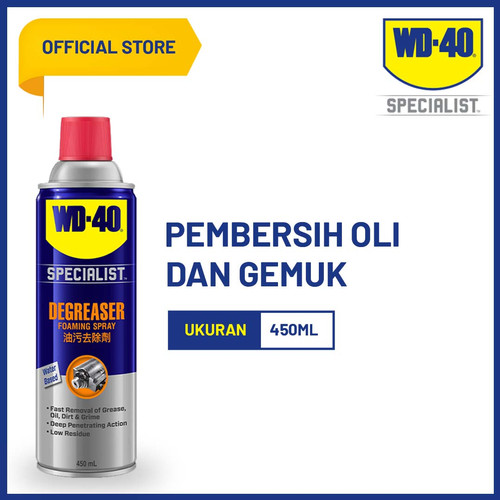 WD-40 Specialist®Degreaser 450ml - Pembersih Oli Gemuk Noda