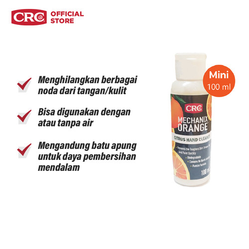 CRC MECHANIC ORANGE CITRUS HAND CLEANER 100 ML SL1719-100