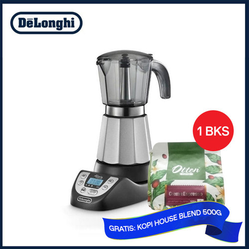 DeLonghi EMKP63.B Alicia Plus Moka Pot Coffee Maker - Mesin Kopi