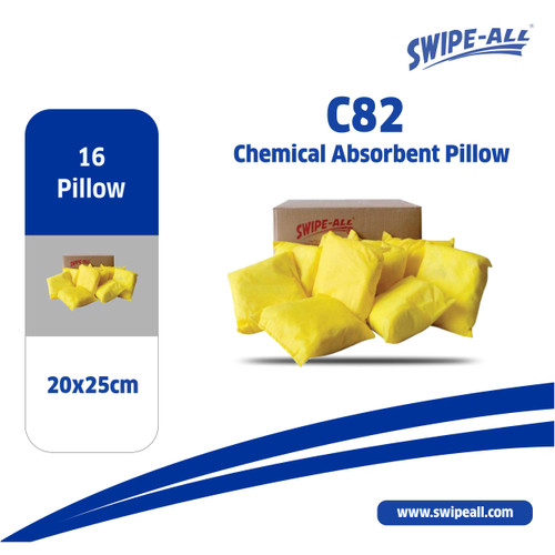 SWIPE-ALL Chemical Absorbent Pillow / Sorbent Pillow C82