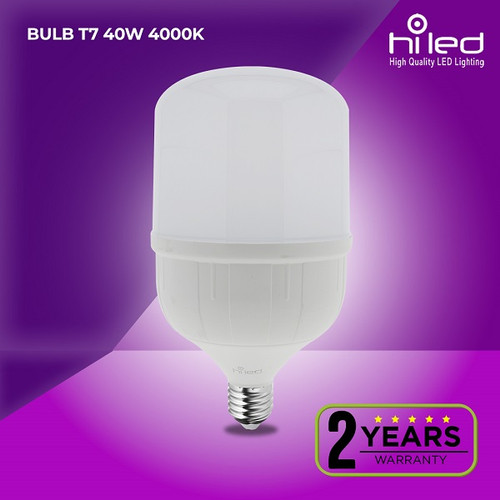 HILED / Lampu Bohlam LED / Putih Natural 40 Watt / Hemat Listrik / T7