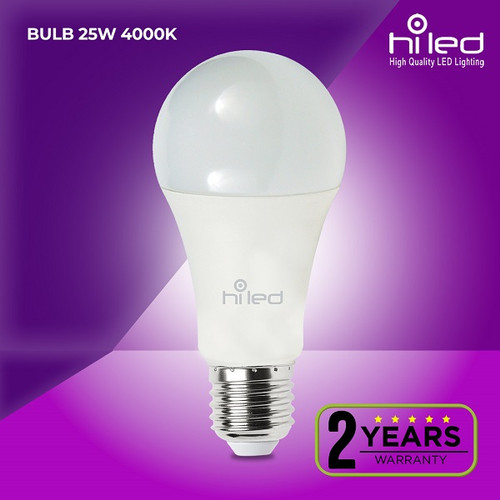 HILED / Lampu Bohlam LED / Putih Natural 25 Watt / Hemat Listrik / A3