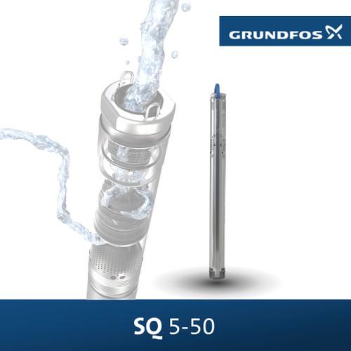 Submersible 3 Inch Grundfos SQ 5-50 + T/Kit