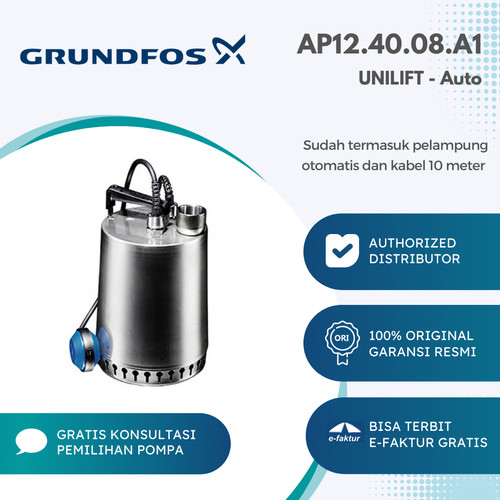 Pompa Celup Otomatis Grundfos Unilift AP12.40.08.A1