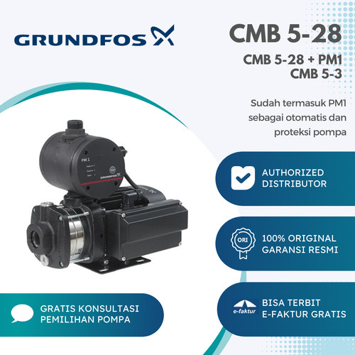 Pompa Booster Grundfos CMB 5-28 PM 1