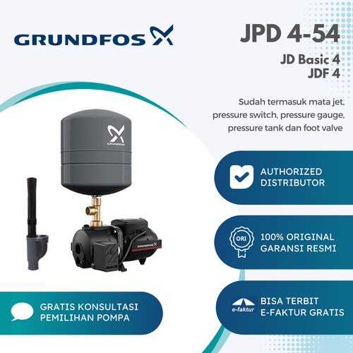 Jet Pump Grundfos JPD 4-54 PT-V