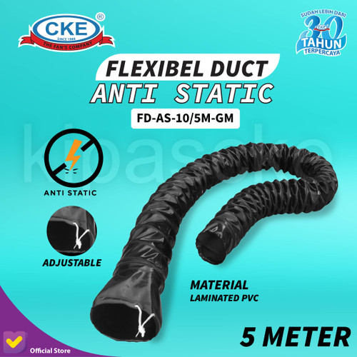 Flexible Duct Hose Exhaust Explosion Proof 10 Inch 5M Anti Static 10"