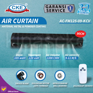 Air Curtain 90 CM / 0.9 M Tirai Udara with Remote CKE