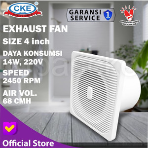 Exhaust Ceiling Fan Plafon 4 Inch Kipas Exhaust Dinding Duct Fan Rumah