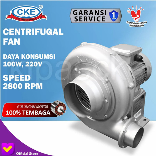 Turbo Centrifugal Fan Blower Keong Hisap Tahan Panas 6.3CM 100W 220V