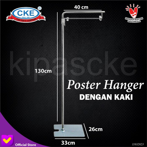 Stand Promosi Tipe Bus Stop Poster Hanger Stand Papan Promosi