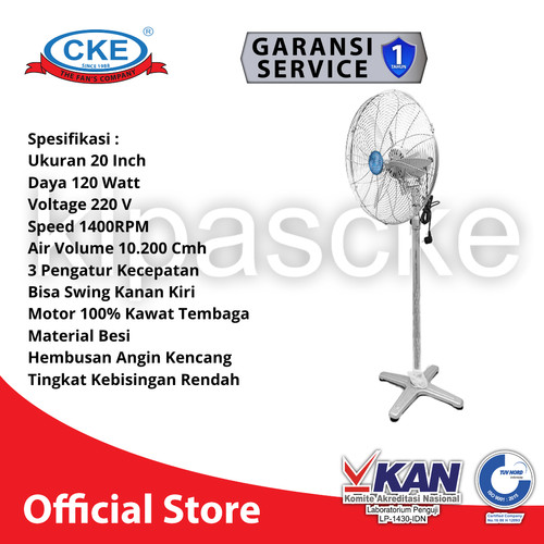 Kipas Angin / Stand Fan 20Inch Kipas Angin Berdiri CKE