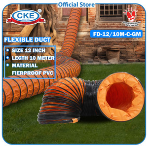 Selang Fleksibel CKE C-GM 12 Inch 10 Meter Selang Blower Duct Hose