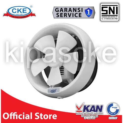 CKE Exhaust Fan Kaca EFK-06 1-ST 6 Inch Exhaust Dinding