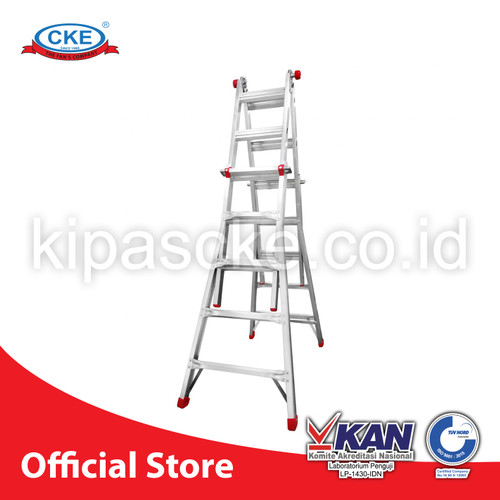 Tangga Lipat Aluminum Ladder Household LAD-LD-5C-XX