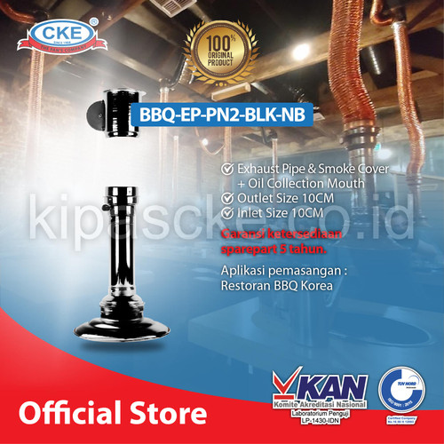 exhaust bbq restoran korea cerobong asap resto korea 4 Inch cke