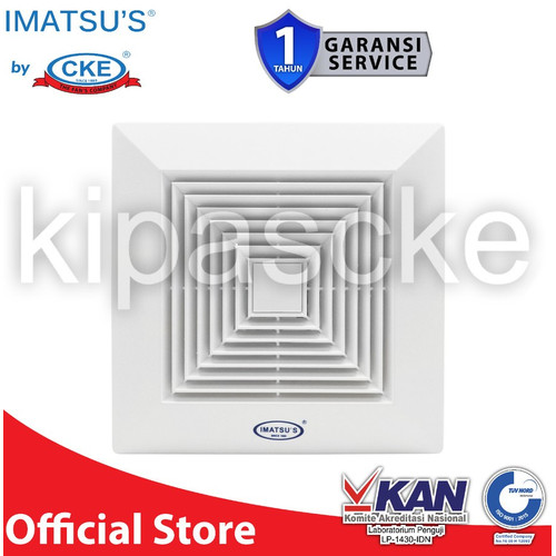 Ceiling Duct CKE CD-BPT10-12D-ST 8 Inch Eksos Plafon Blower Toilet