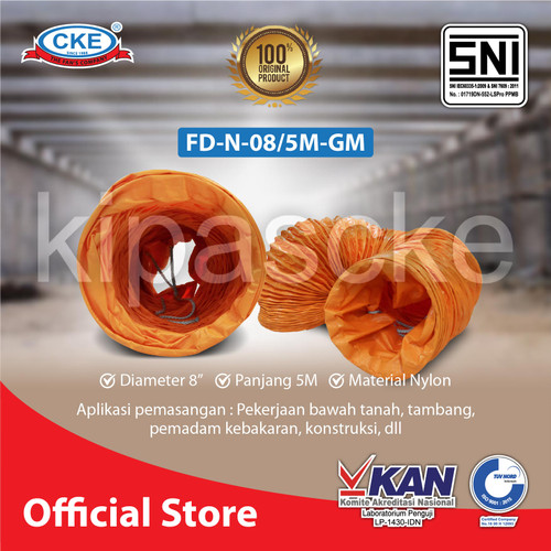 Flexible Duct Imatsu FD-GM 8 Inch 5 Meter Duct Hose Selang Ducting