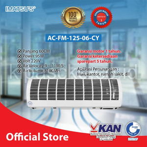 Imatsu Air Curtain Blower AC-FM-125-06-CY Angin Toko Gedung Kantor