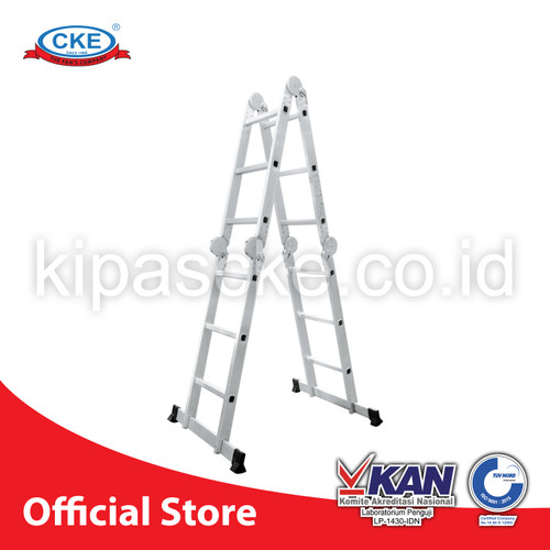 Tangga Lipat Multifungsi 3.61 Meter 3x4 Silver Multipurpose Ladder