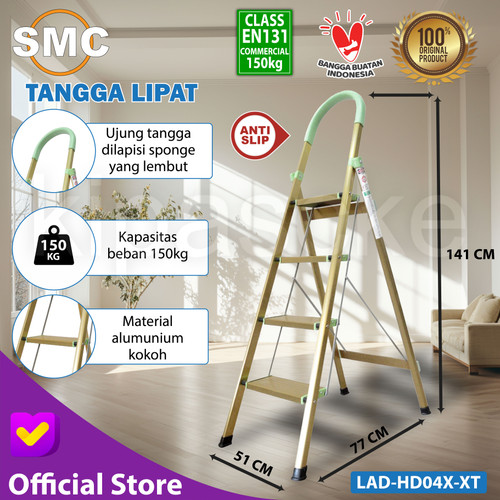 Tangga Lipat 4 Step 1.4 Meter Tangga Duduk 4 Step Ladder