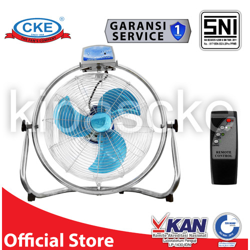 CKE Rotary Powerfull Fan with Remote 22 Inch Kipas Angin Rumah