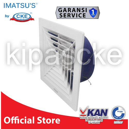 Exhaust Fan Plafon 8 Inch Ceiling Exhaust CKE Exhaust Penghisap Udara