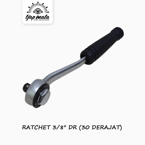 TJAP MATA / CAP MATA Gagang Kunci Sok Rach Ratchet 3/8" DR (30°)