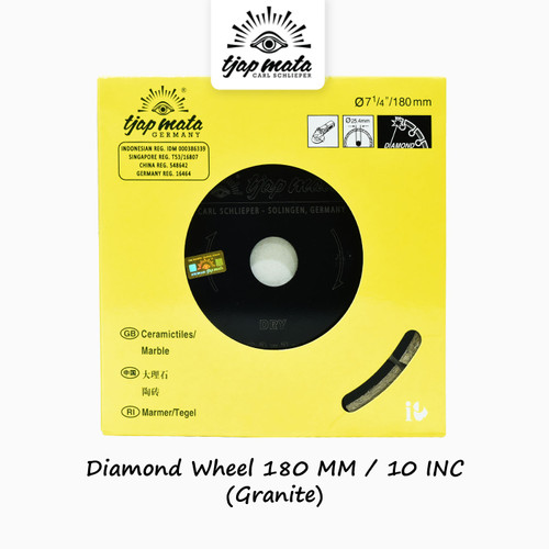 TJAP MATA / CAP MATA Diamond Wheel 180 MM / 7" (Granit)