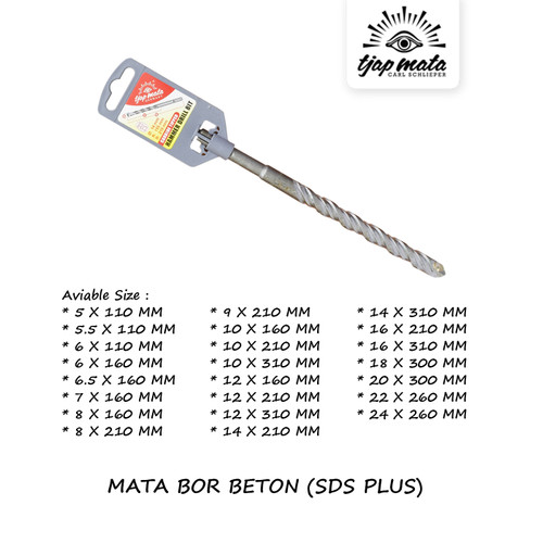 TJAP MATA / CAP MATA Mata Bor Beton / Drill Bits (SDS Plus)