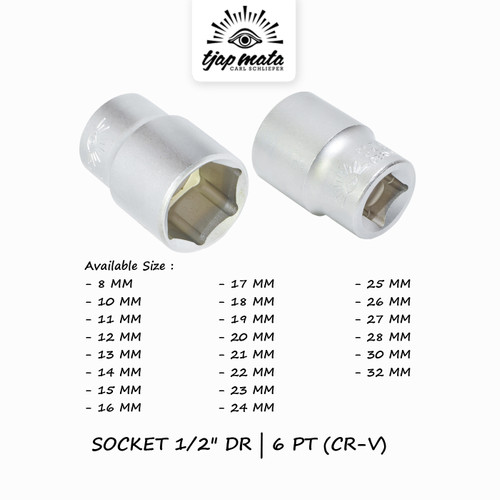 TJAP MATA / CAP MATA Socket 1/2" DR | 6 Point (CR-V)